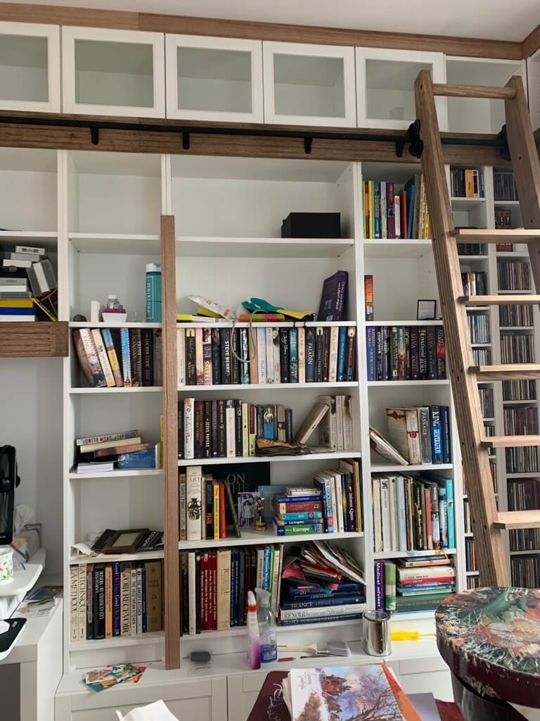Building a Beautiful Bookcase Library Wall with BILLY IKEA Hackers