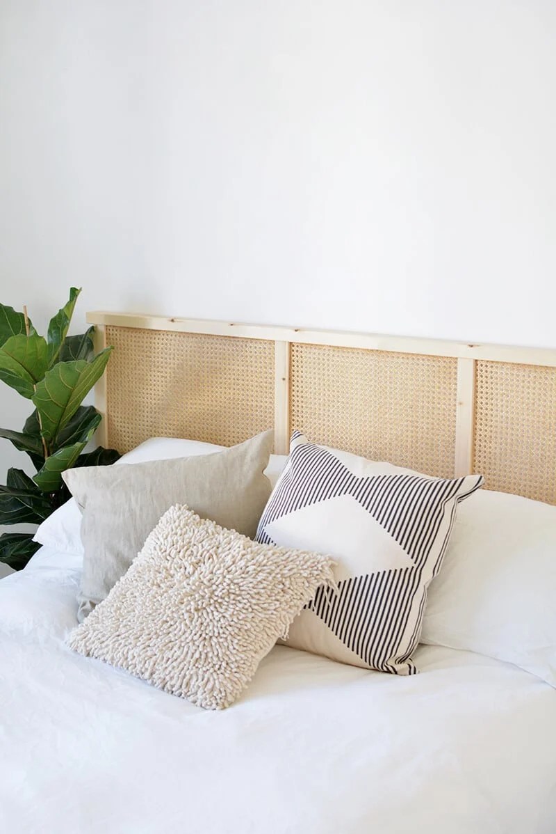 Make a chic cane headboard in a matter of hours IKEA Hackers