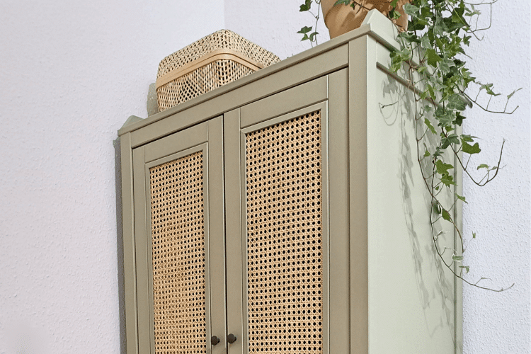 How to DIY rattan doors for IKEA wardrobe IKEA Hackers