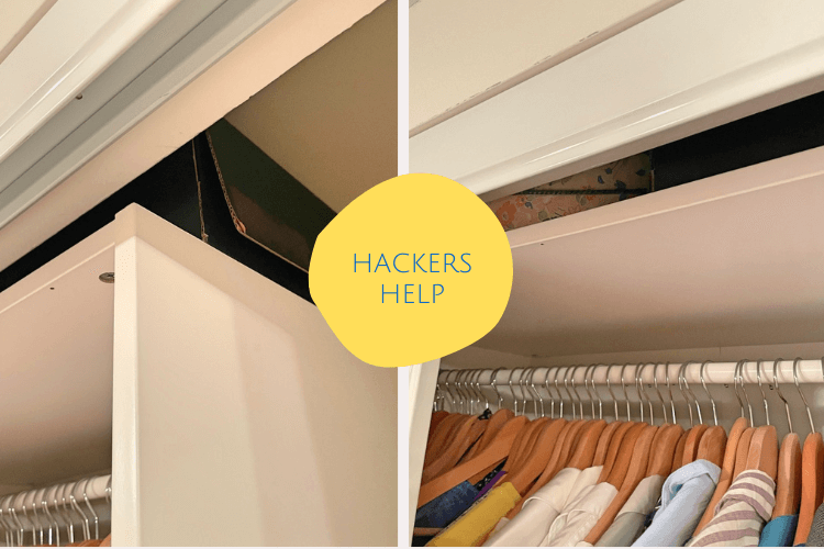 How to make use of blocked space above PAX wardrobe? Q&A