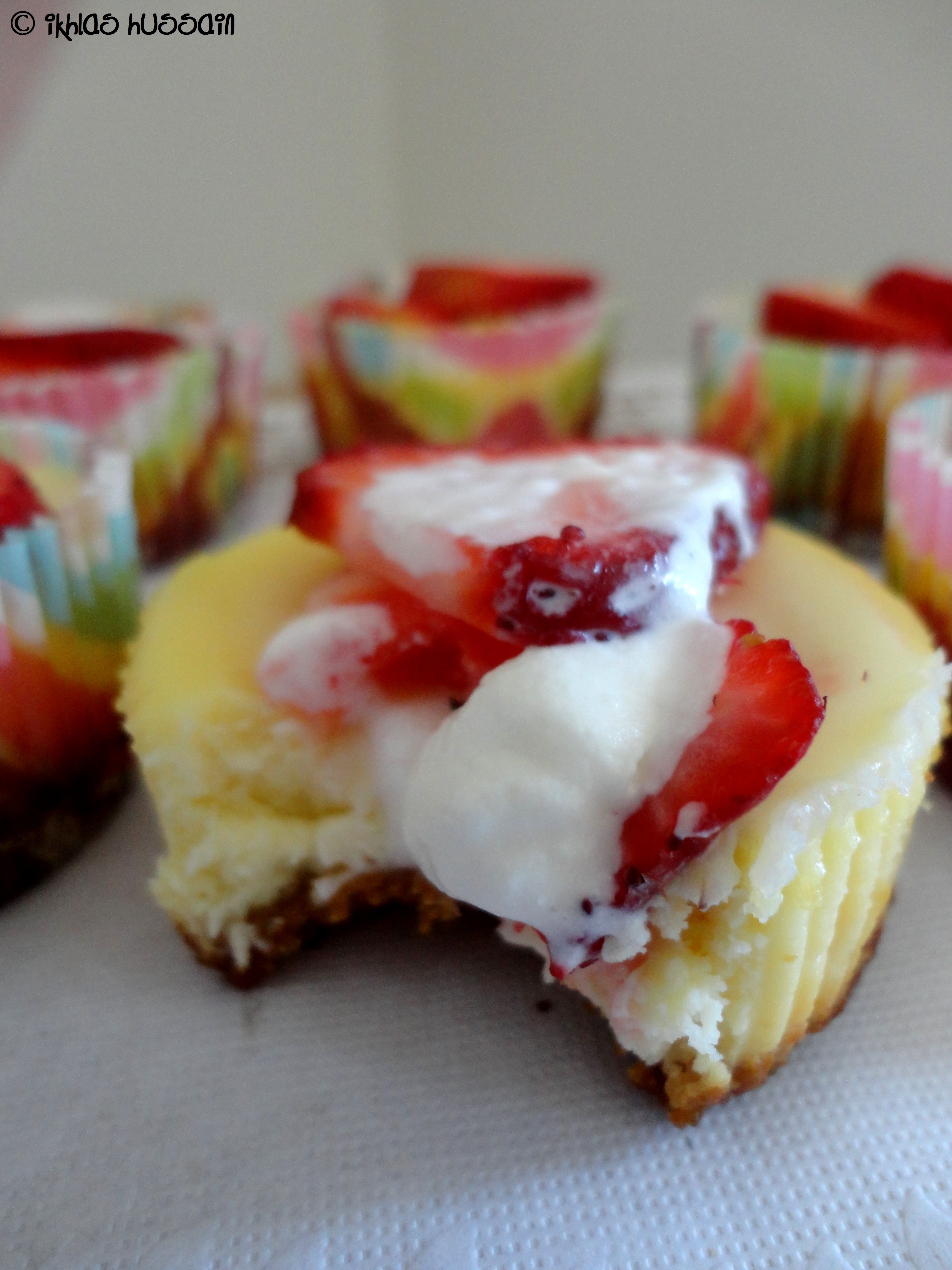 Recipe Mini New York Style Cheesecakes The Whimsical Whims of Ikhlas