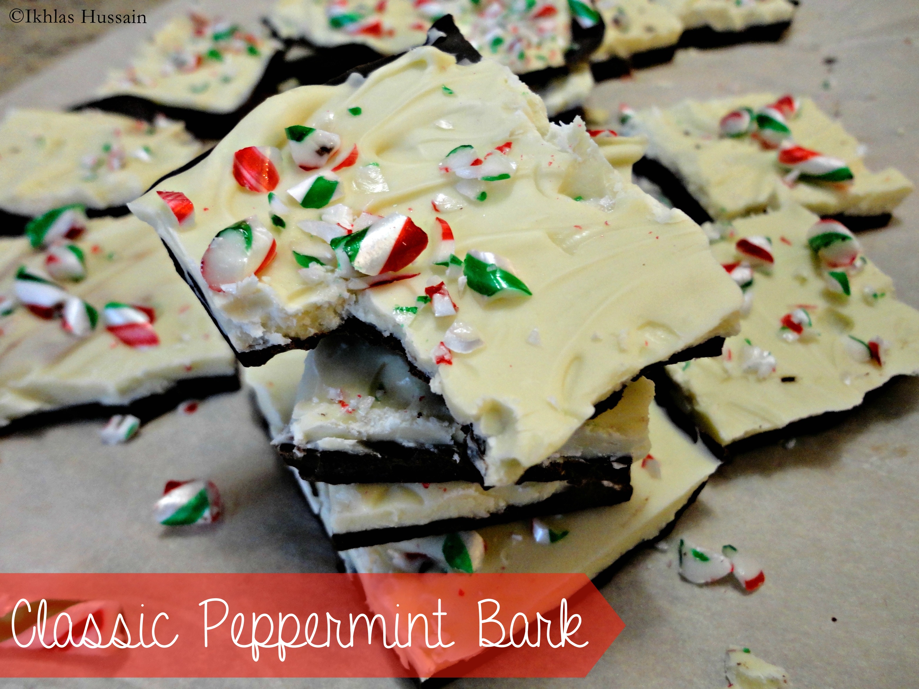 Recipe Classic Peppermint Bark The Whimsical Whims of Ikhlas Hussain
