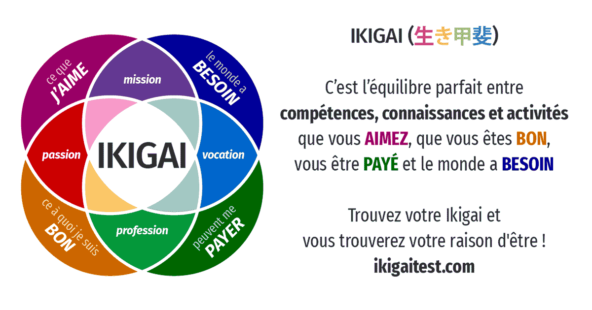Methode Ikigai Francais Test De Personnalite Gratuit En Ligne