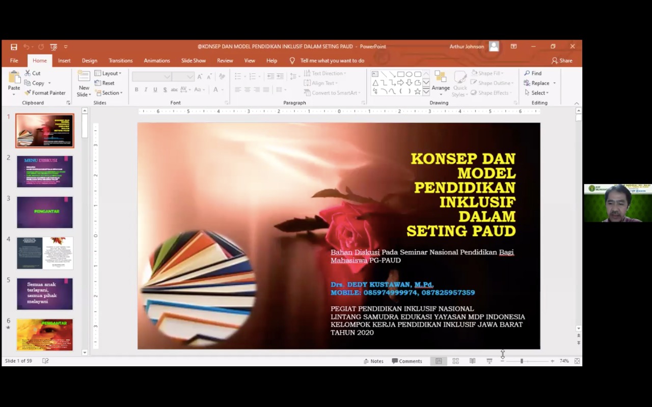 Seminar Nasional PGPAUD tahun 2020 – IKIP Siliwangi