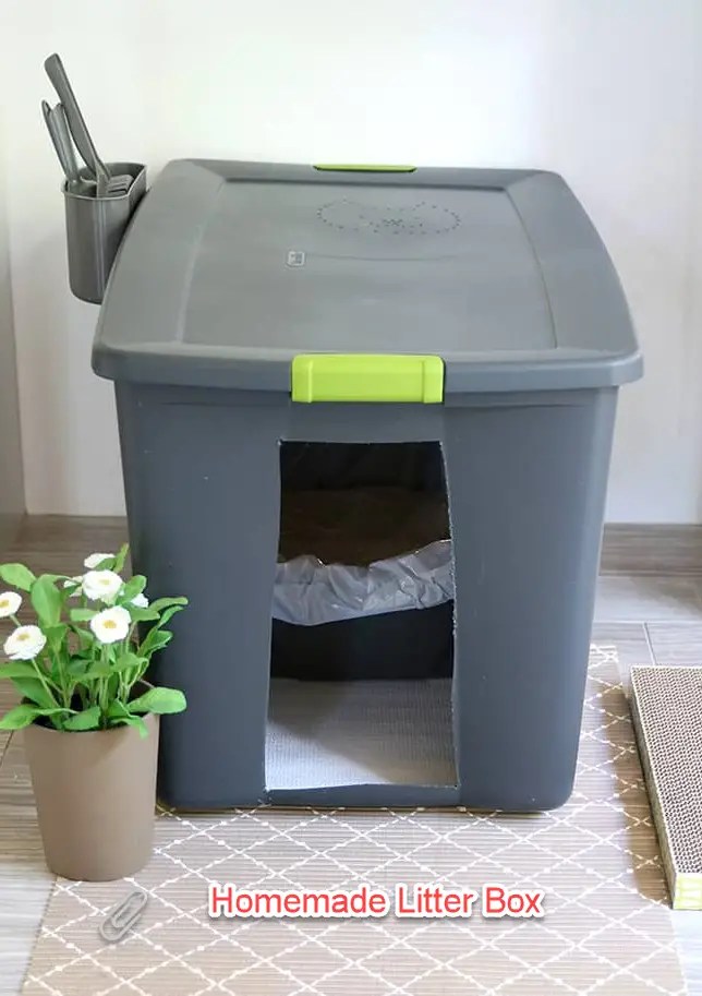 Homemade Litter Box for Large Cats iKittyCat