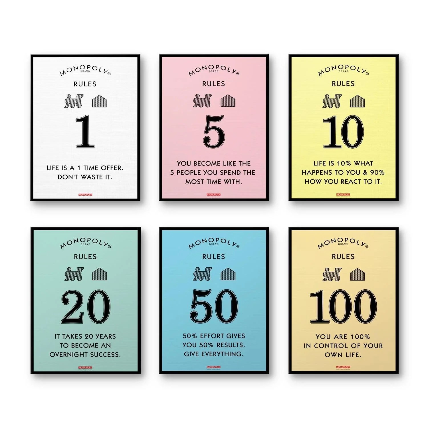 Monopoly Art Canvas - Monopoly Rules Bundle | Only from IKONICK