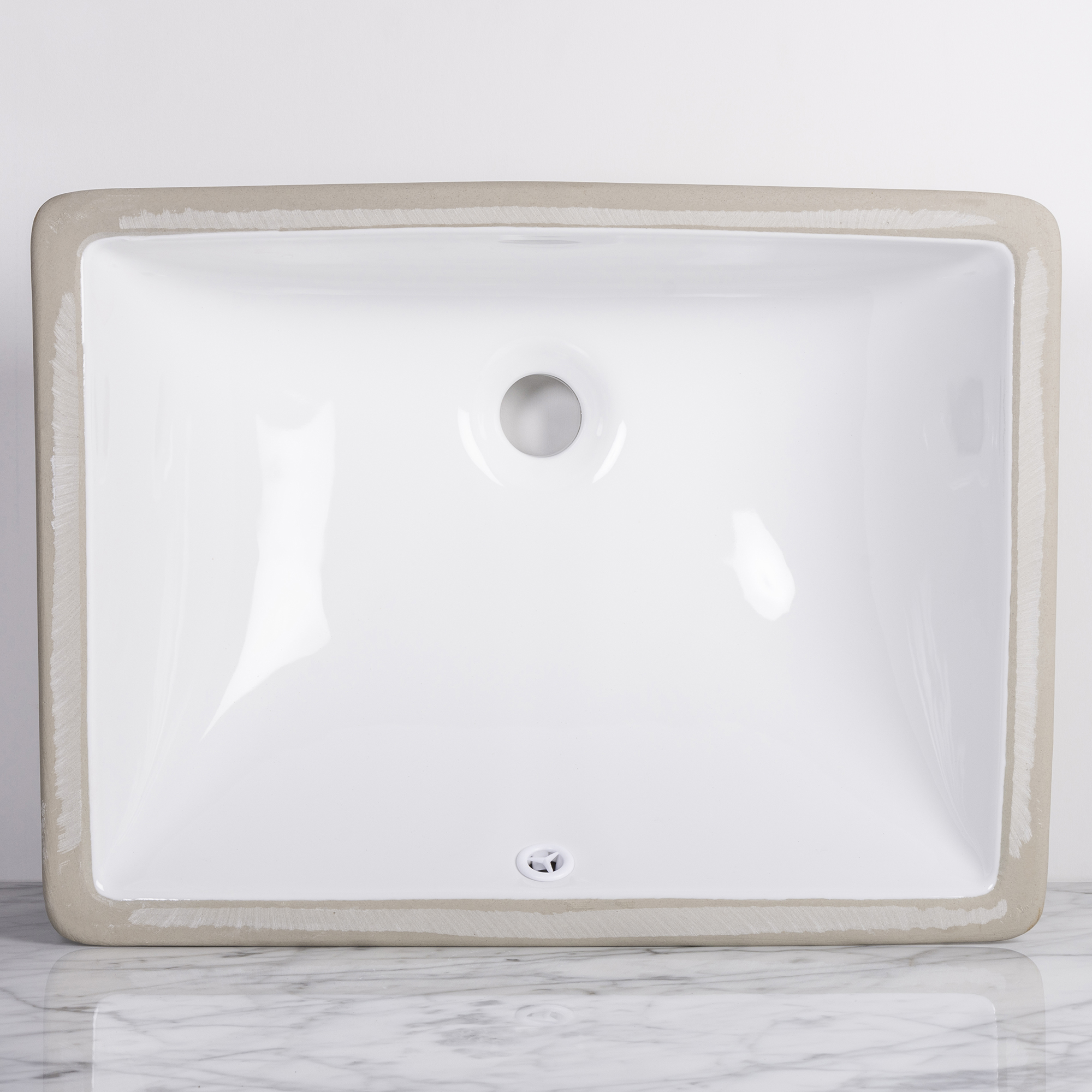 Rectangular Undermount Bathroom Sink Ikou Inc.