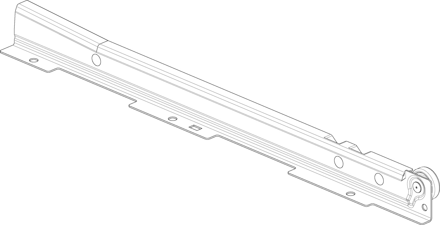 IKEA 123802 (1x) Roller Slide IKEA Replacement Part