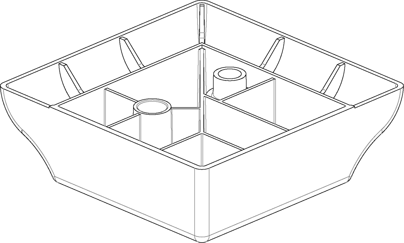 IKEA 123728 (1x) Leg IKEA Replacement Part