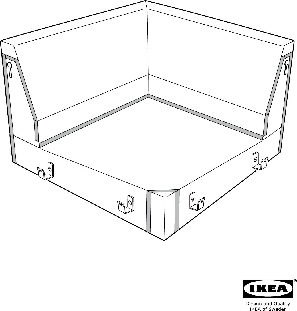 Get IKEA LJUSTORP Corner Section Frame Replacement Parts (Quick