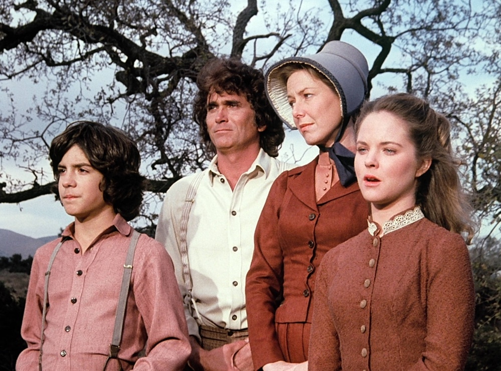 The Charles Ingalls family on Little House