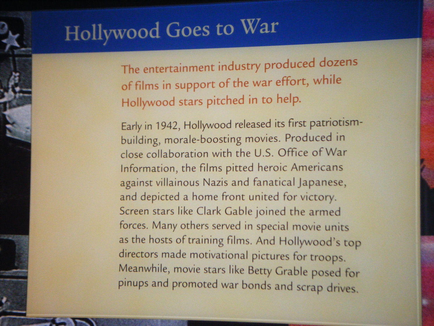 Hollywood Goes to War