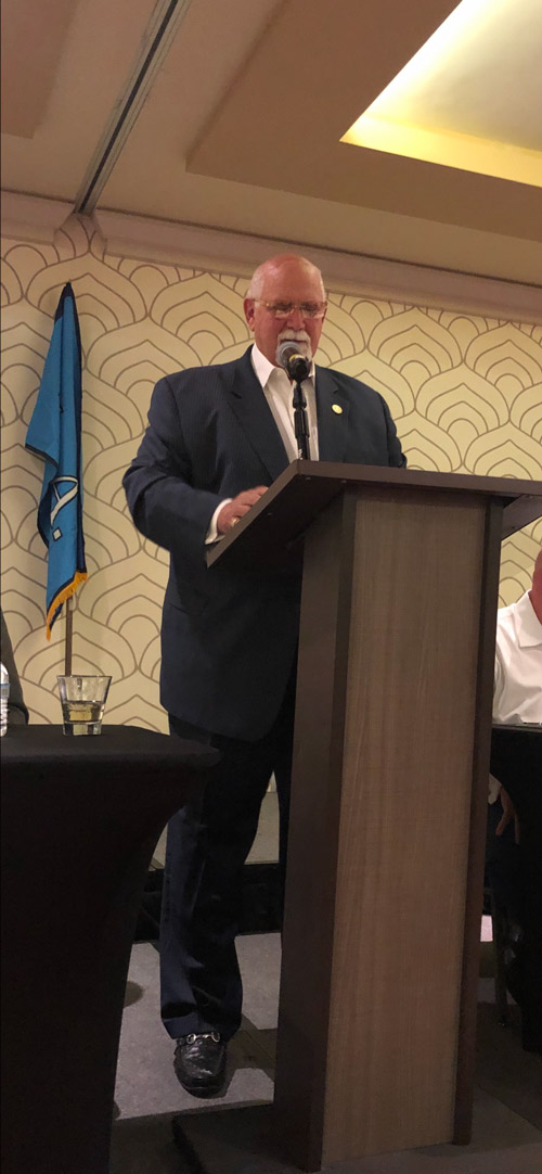 ILA International President Harold J. Daggett will be receiving the