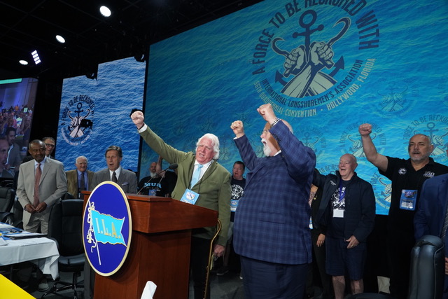 With Successful ILA Convention Concluded, ILA President Harold Daggett