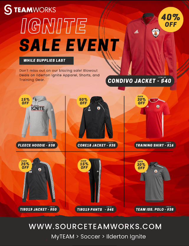 News > 40 OFF SALE SOURCE TEAM WORKS (Ilderton Soccer)