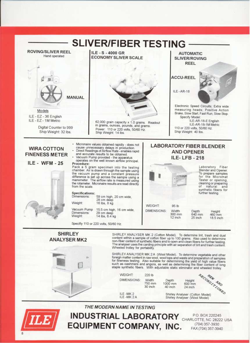 Industrial Laboratory Equipment Company