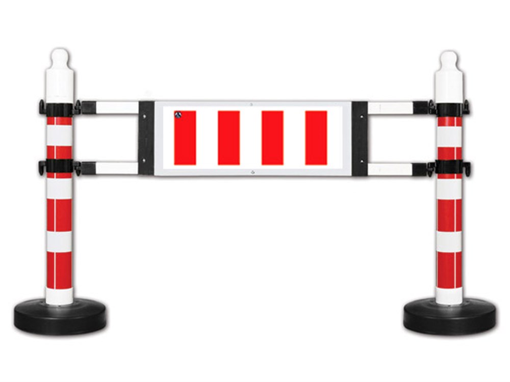 Barrier with Warning Sign 180 x 120 cm 12407 DB R4