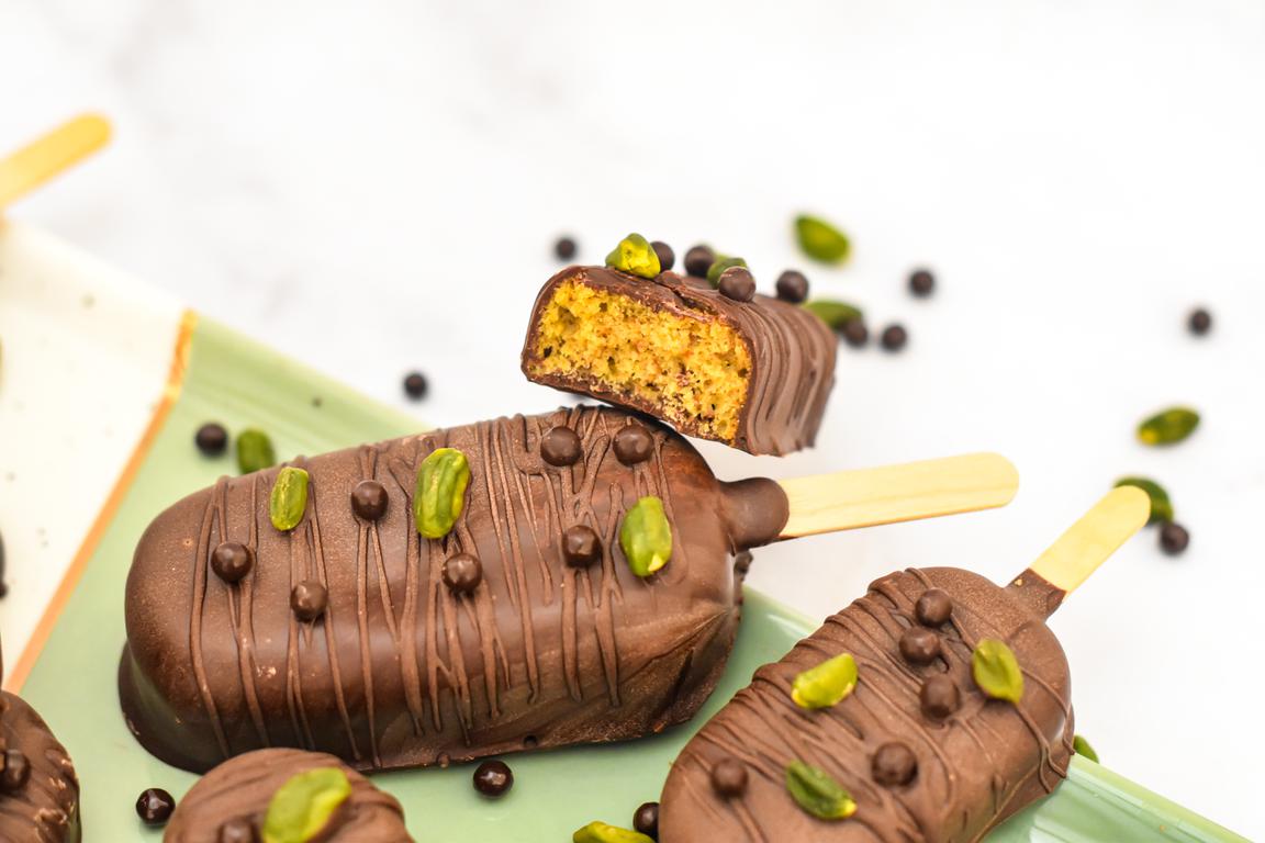 Recette Magnum cakes pistache & chocolat