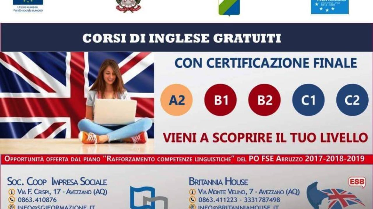 Lingua Inglese: Corsi Gratuiti, Ecco Come Partecipare | Il Faro 24! 720_x_1280_jpg