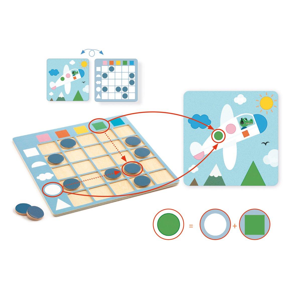 Novità Eduludo Gioco di logica Coloformix Djeco 3/6