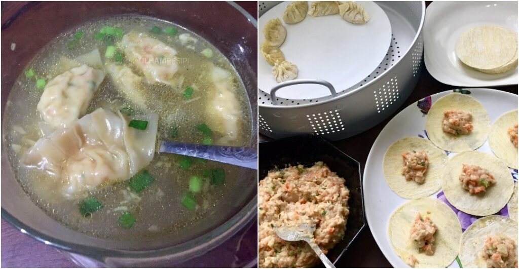 Cara Buat Sendiri Dumpling Soup Homemade. Modal Bawah RM10 Untuk 40 Pcs