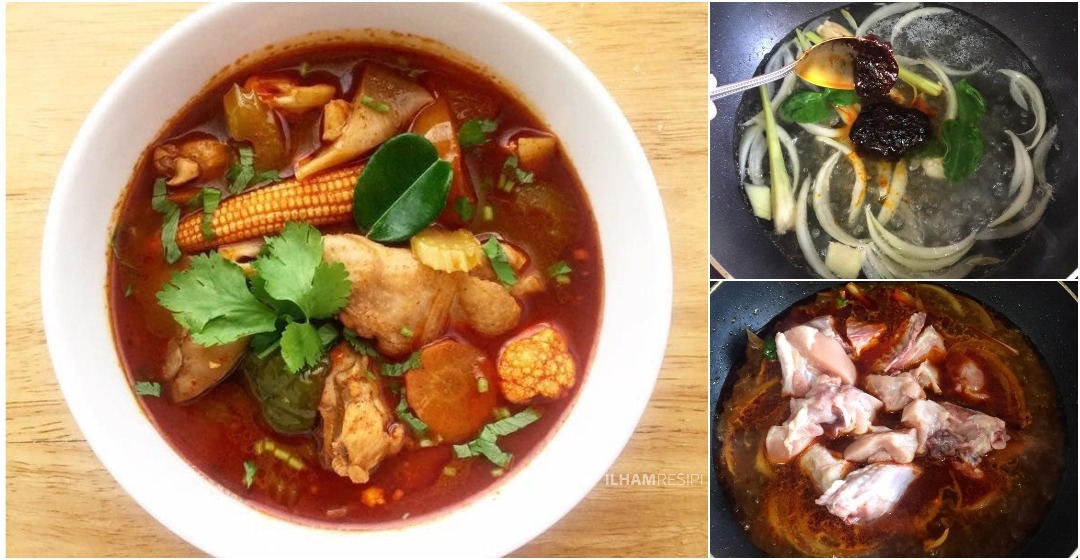 Cara Buat Tomyam Sendiri Cara Buat Tomyam Thai Ayam Sedap WARGA