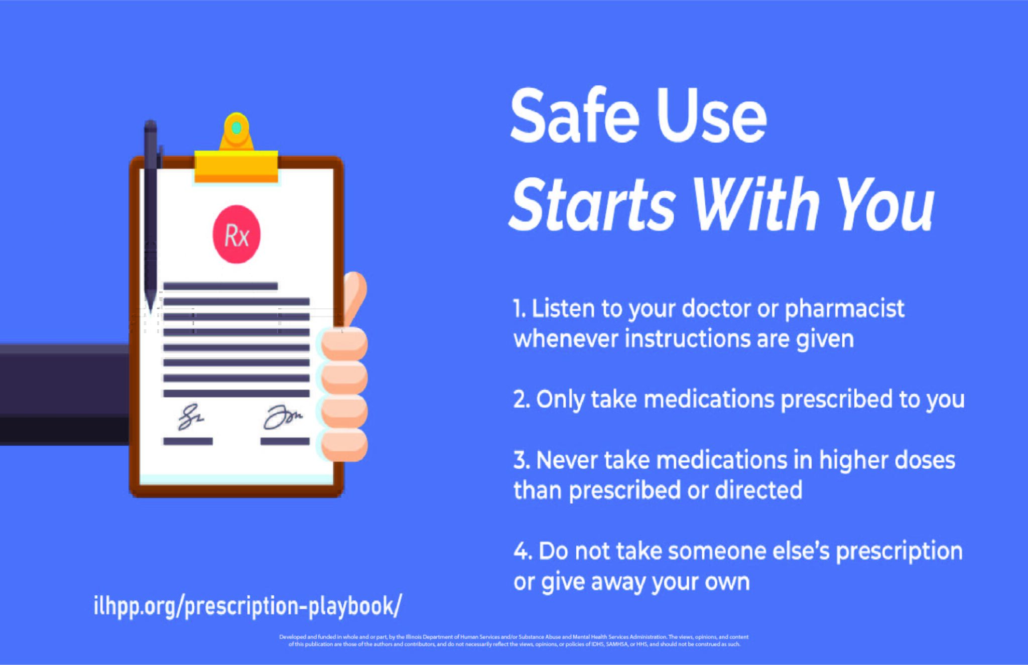 Safe Use Poster Illinois Human Performance Project