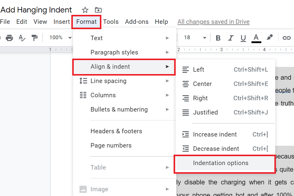 How To Do Hanging Indent On Google Docs 3 Easy Ways