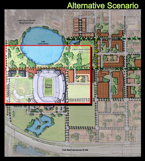 Take a Look Orlando's Historic Tinker Field ReImagined as Parking Lot