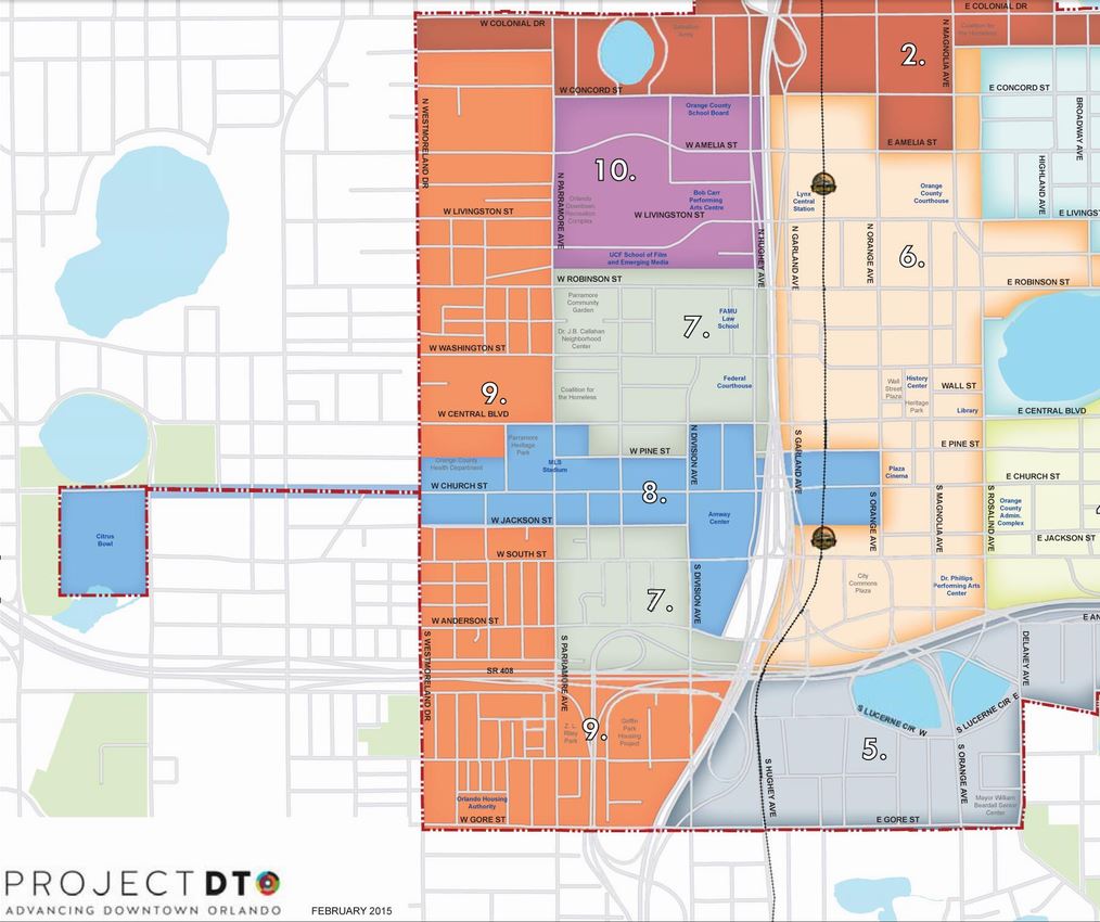 Parramore Community Clearly Divided by MLS Stadium in New City Map I