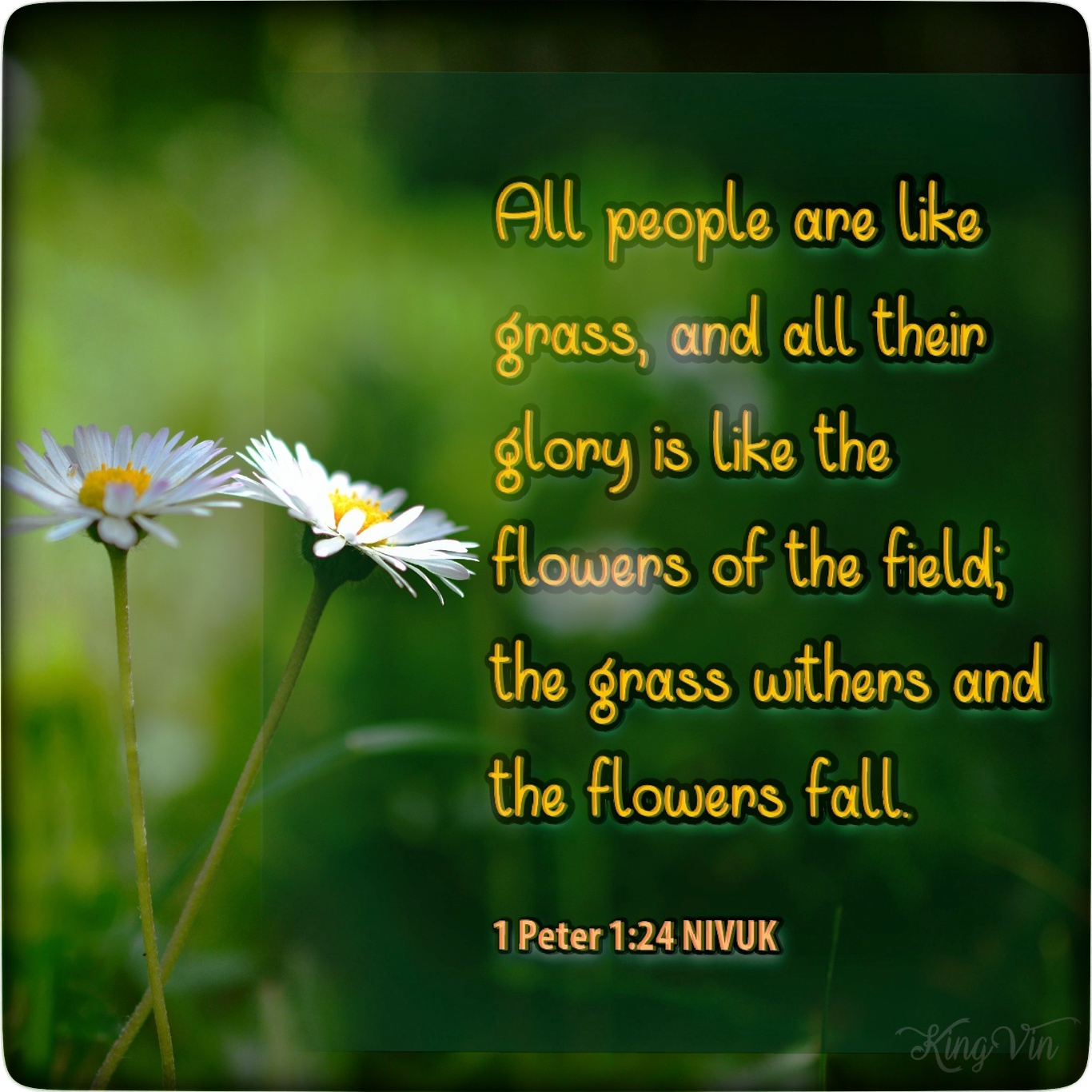 All people are like grass I Live For JESUS