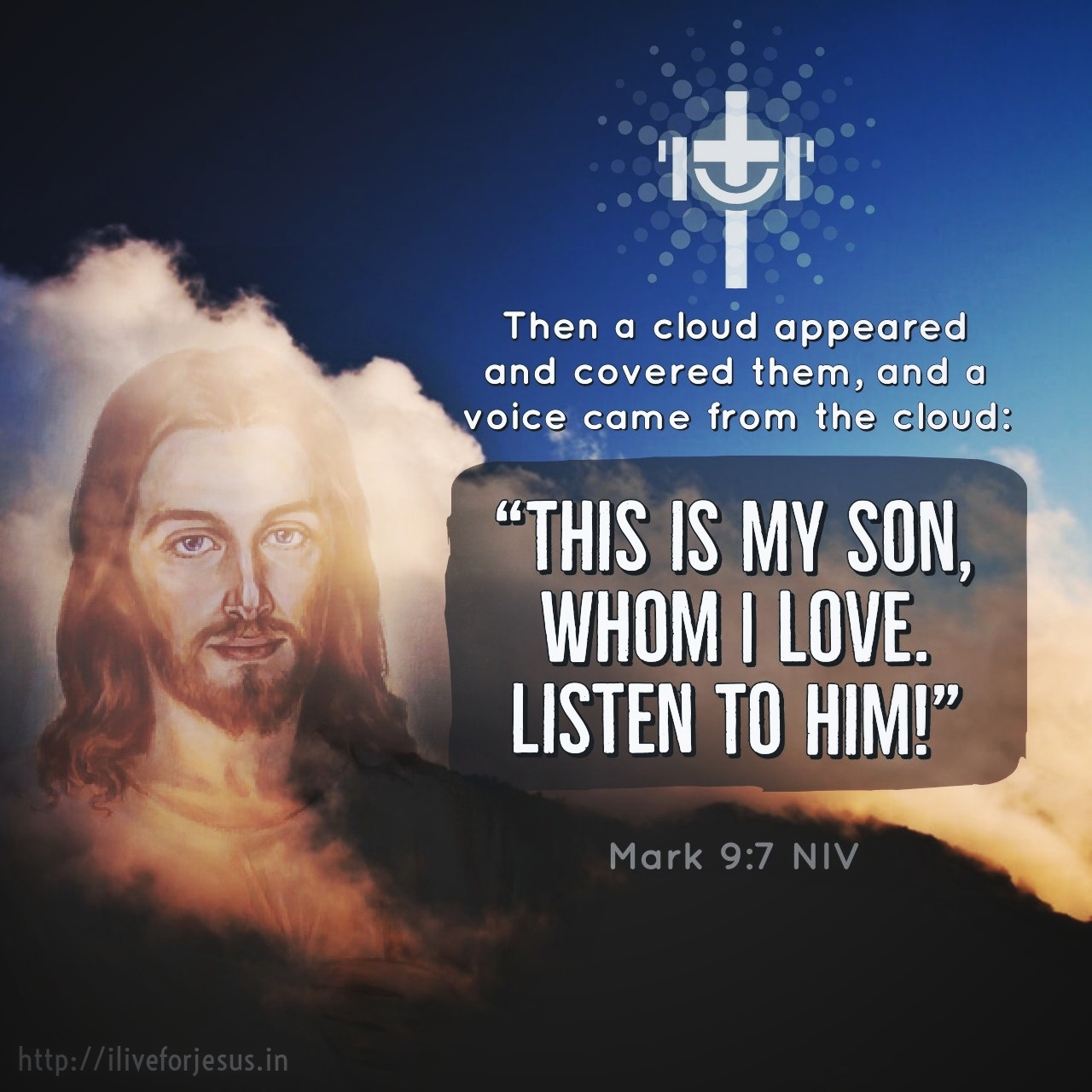 My Son whom I love I Live For JESUS