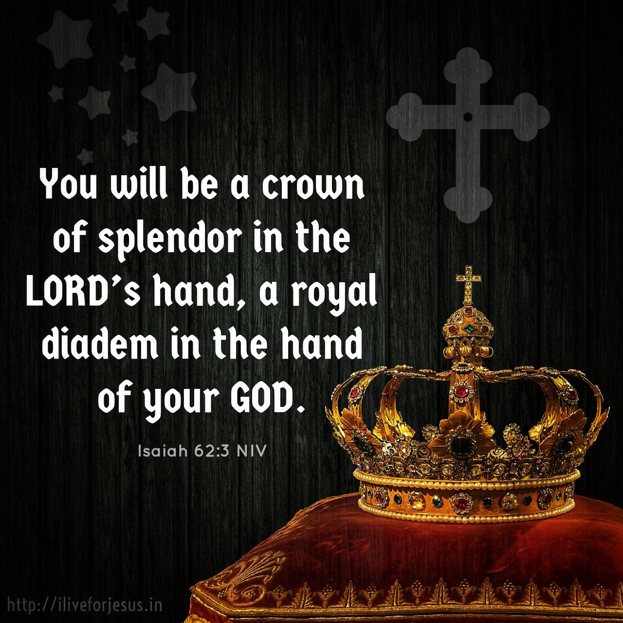 Crown of Splendor I Live For JESUS
