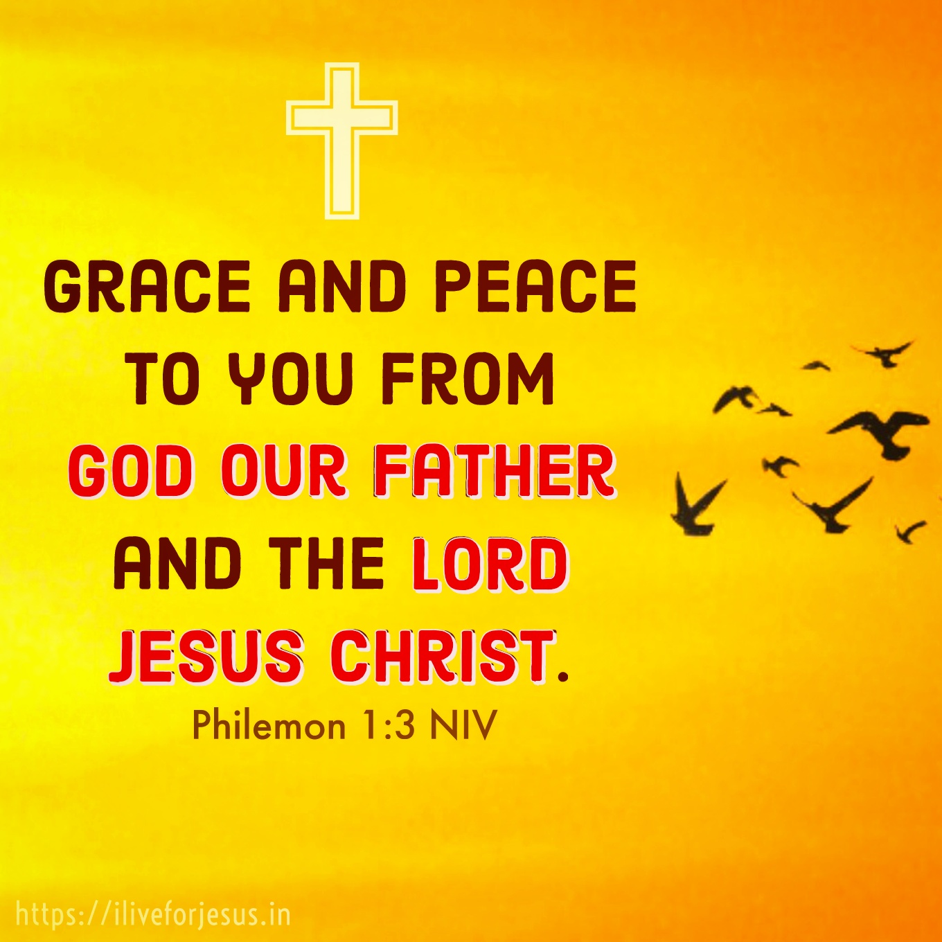 Grace and Peace I Live For JESUS