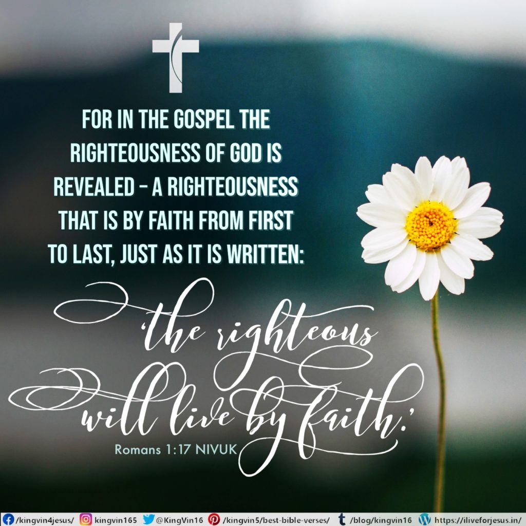 Righteousness of God I Live For JESUS