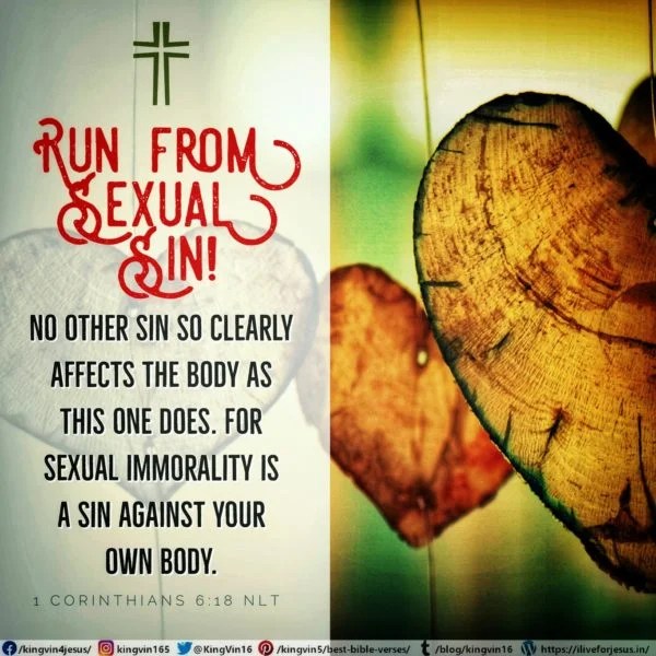 Run from Sexual Sin I Live For JESUS