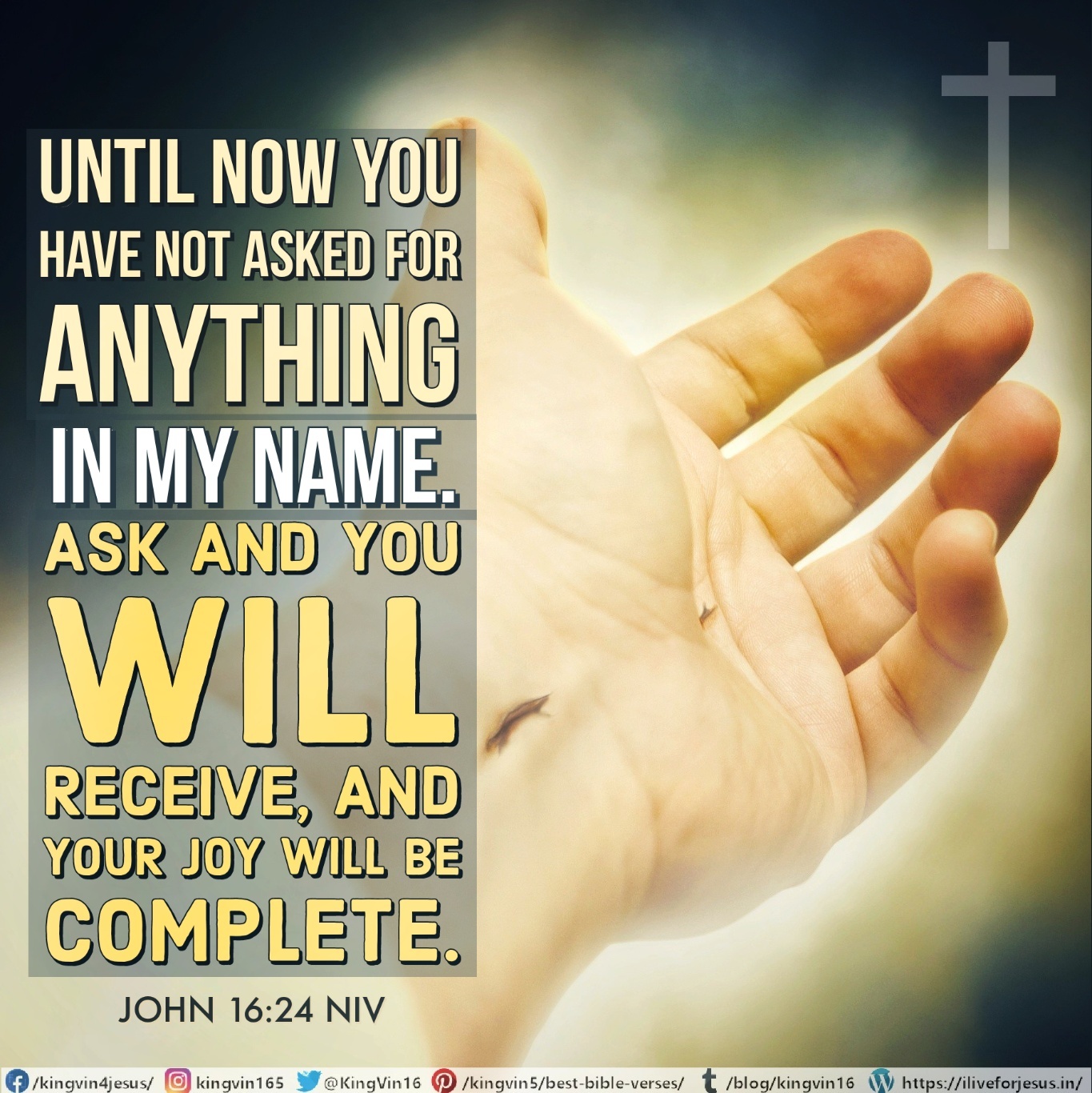 john 1624 Archives I Live For JESUS