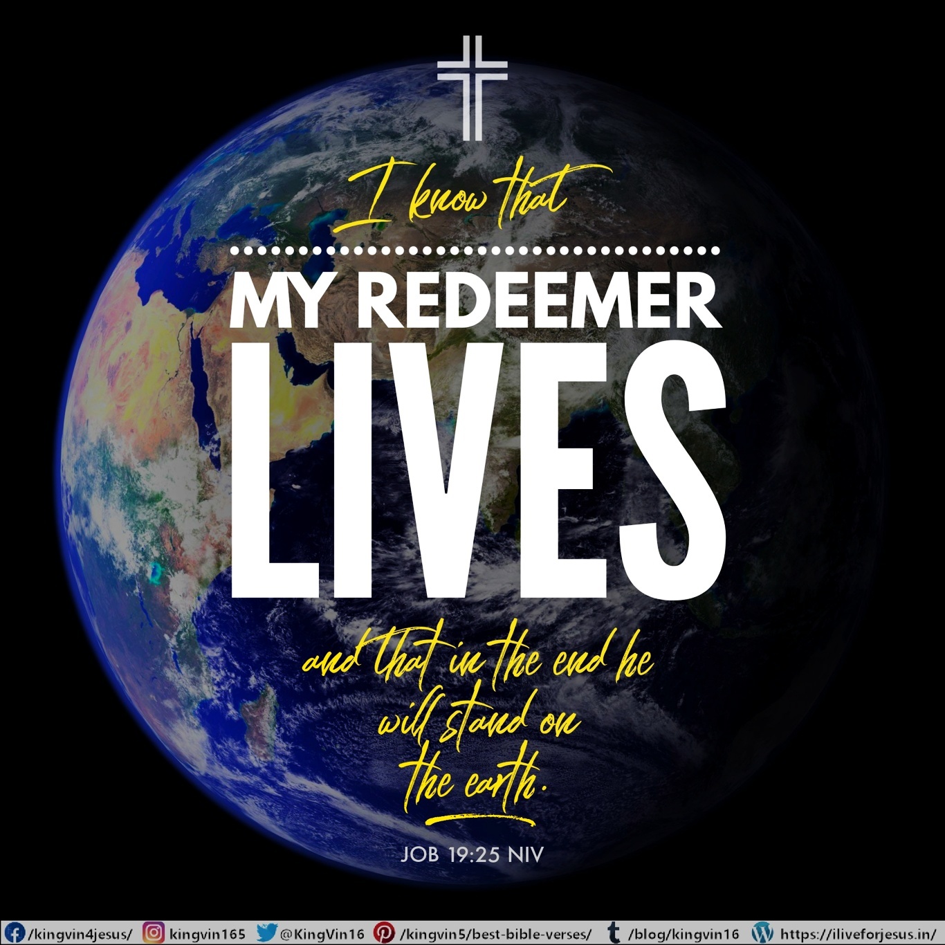 My Redeemer Lives I Live For JESUS