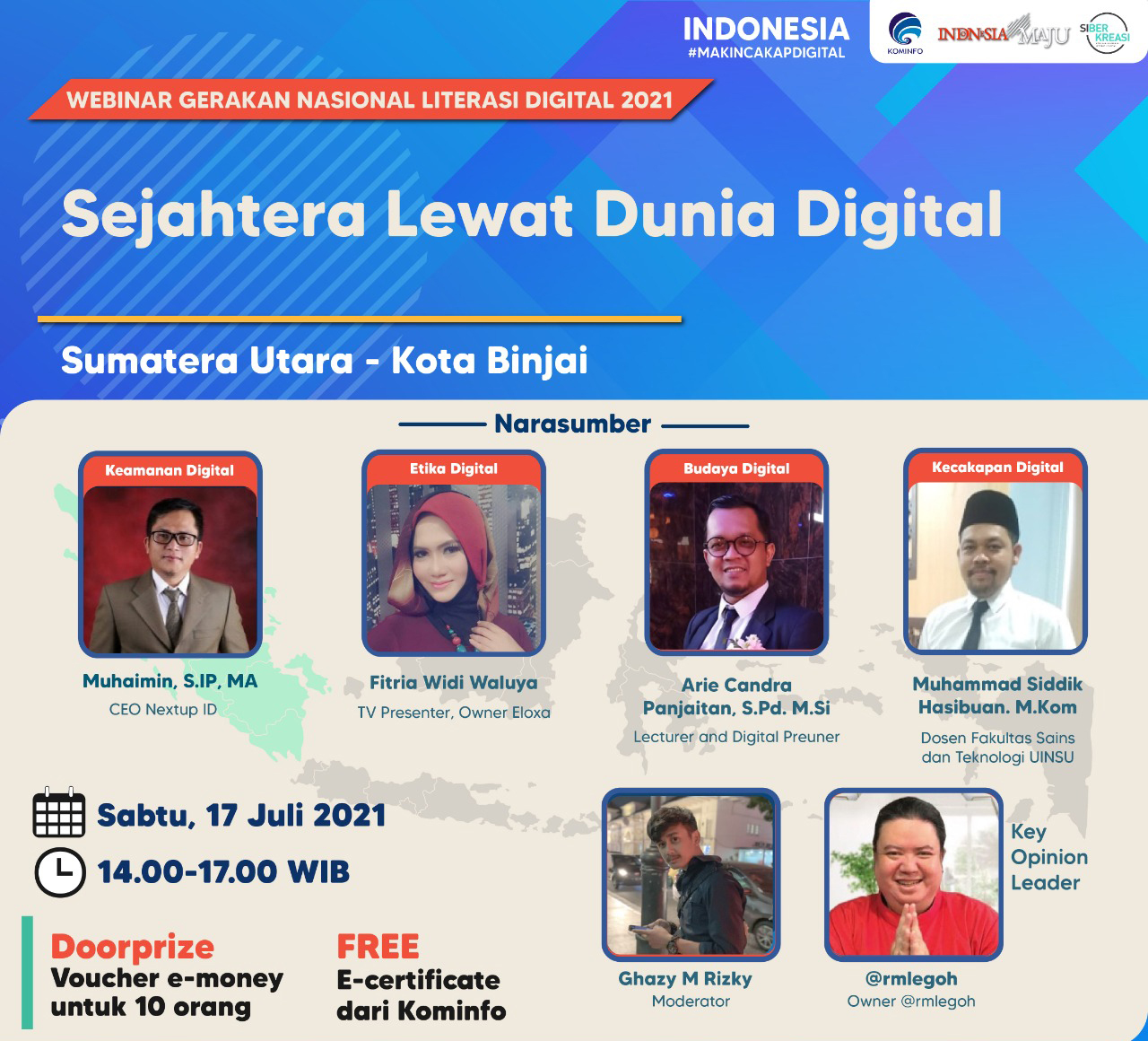 Dosen Ilmu Komputer FST UINSU Medan Kembali Menjadi Narasumber Webinar