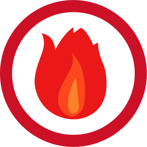 燃えるゴミ」の分け方と出し方 - 横浜市 家庭ゴミ 生活ガイド 可燃・燃えるゴミのアイコンイラスト | 無料イラスト素材のIllalet