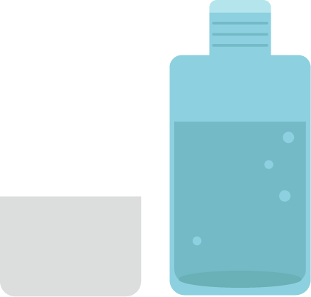 コスメ,コスメティック,化粧品,化粧水,乳液,おしろい,パウダー,パフ,のイラスト(005_0348) | クリエーターズスクウェア 化粧水のイラスト2 | 無料イラスト素材のIllalet