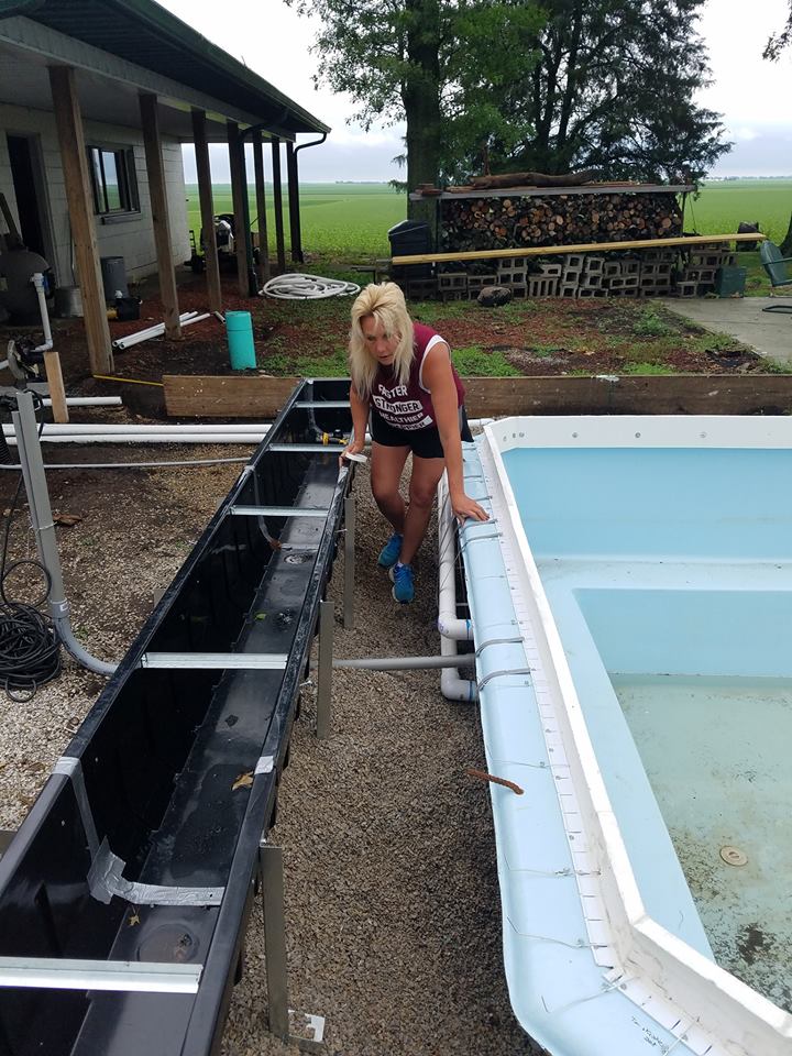 Illiana Backyard Fun Fiberglass Pool Plumbing & Automated Pool Cover