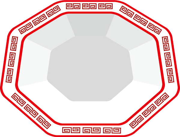 食器のフリー素材No12中華皿 のイラスト イラストポップ