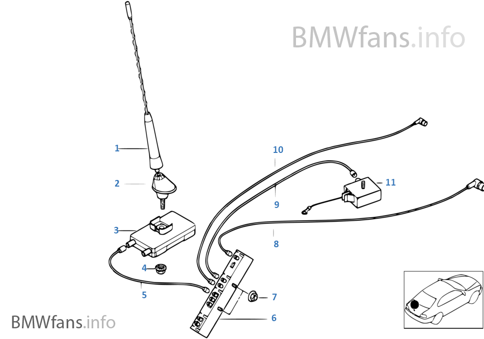Bmw E46 Antenna Le Leszerelése Automobile