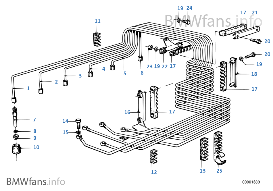 Fuel injection kjetronic BMW 3' E21 323i M20 Europe