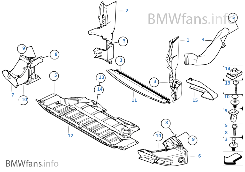 Air duct BMW X5 E53 X5 3.0d M57N Europe