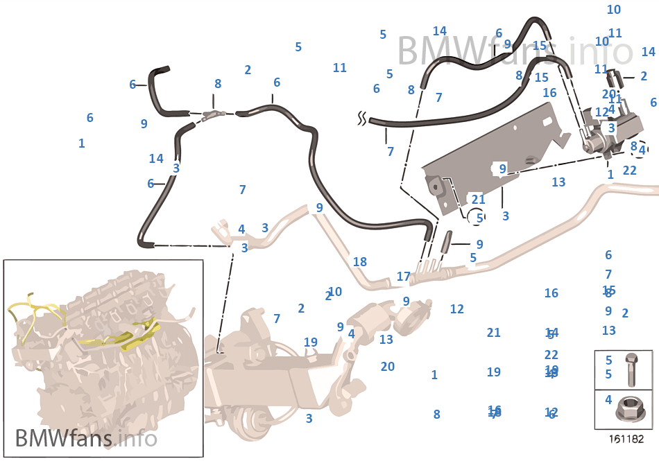 Vacuum controlAGR BMW 1' E87 LCI 123d N47S Europe