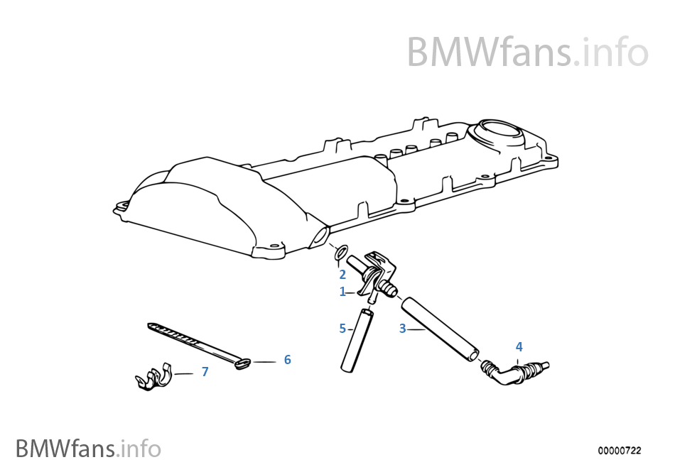 CrankcaseVentilation BMW 3' E36 325i M50 Europe