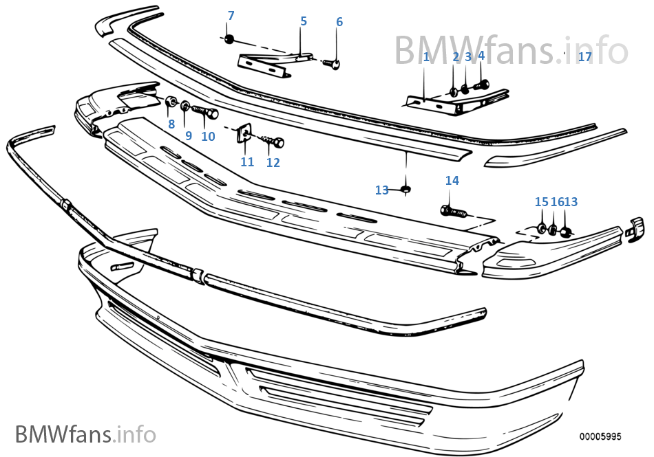 Bmw Front Bumper Parts Diagram - Wiring Site Resource