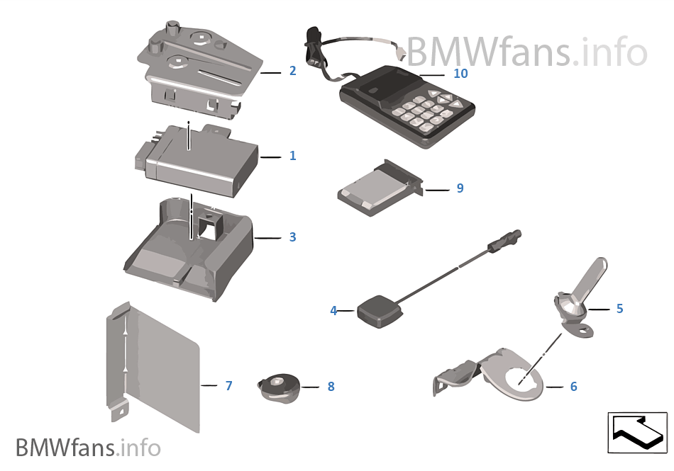 Stolen Vehicle Tracking BMW 5' F07 GT 535i N55 Europe
